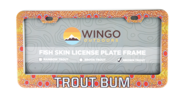 Trout License Plate Frame