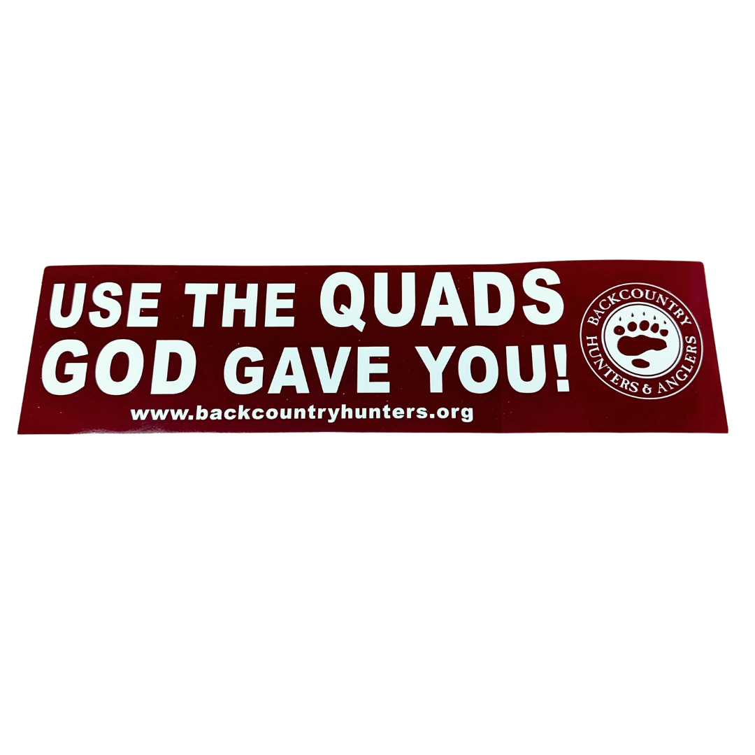 Maroon Bumper Sticker