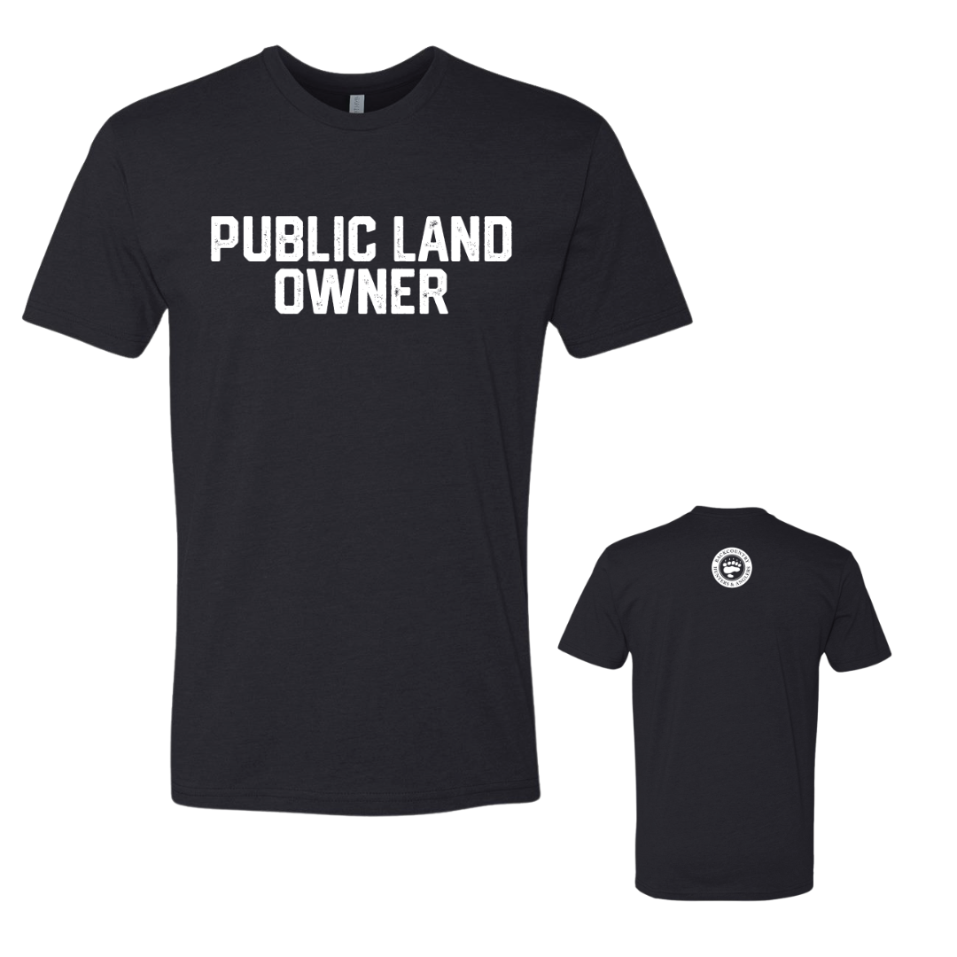 Public Land Owner® T-Shirt-Black
