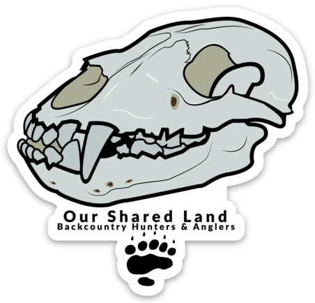 Our Shared Land - Bear Sticker