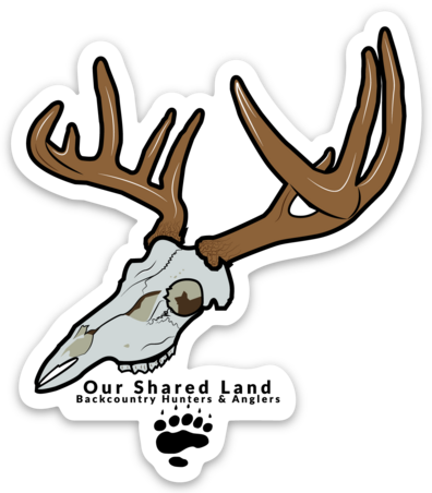 Our Shared Land - Whitetail Sticker