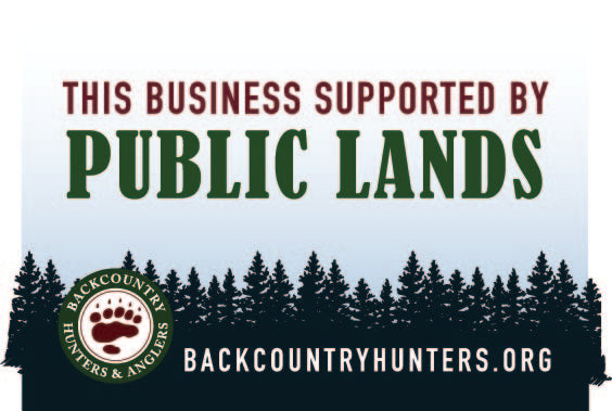 This Business is Supported by Public Lands Sticker