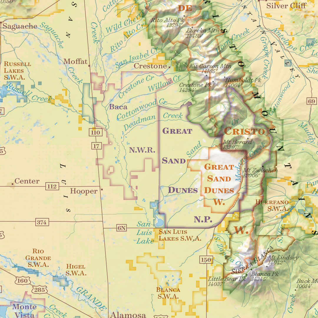 Colorado Public Land Map
