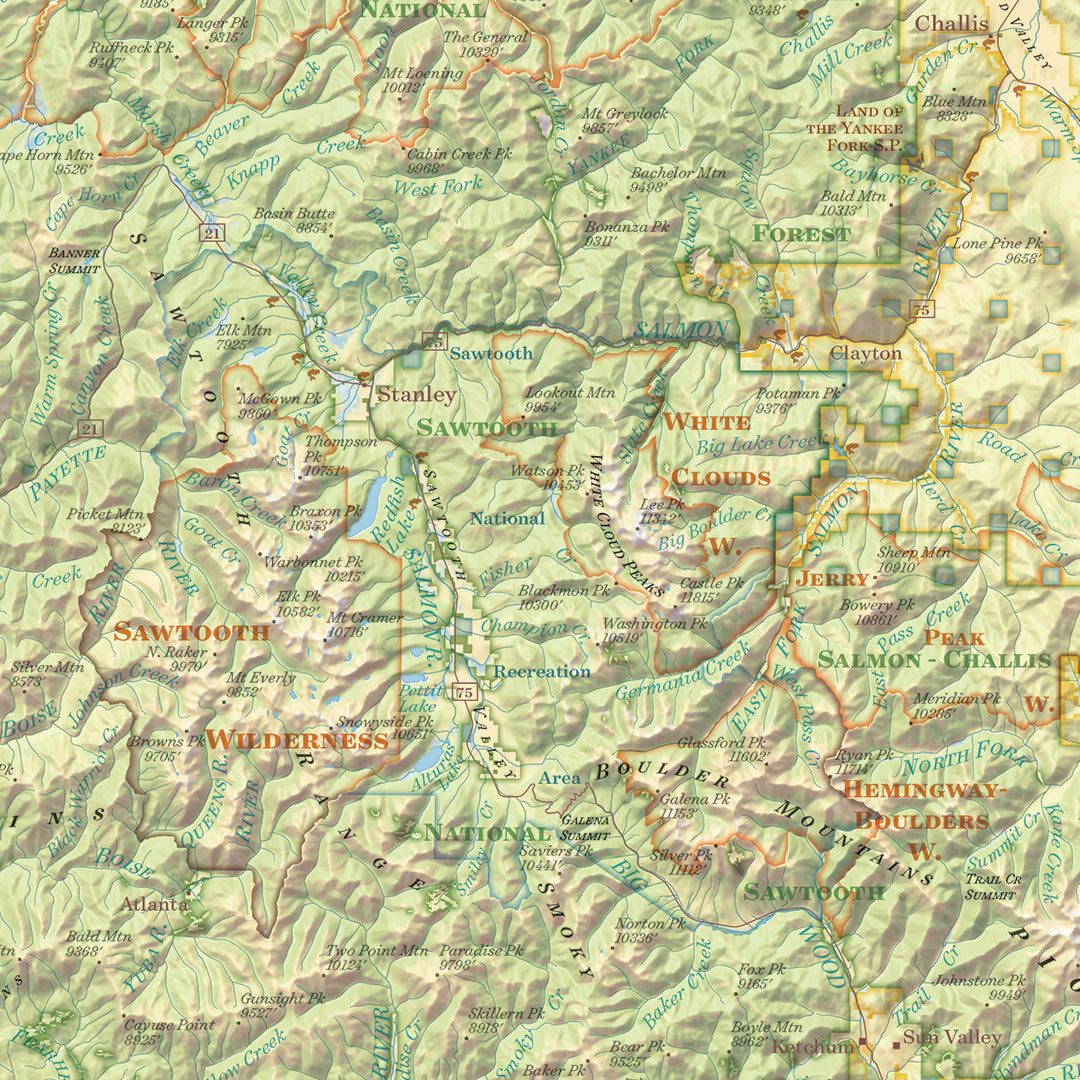Idaho Public Land Map
