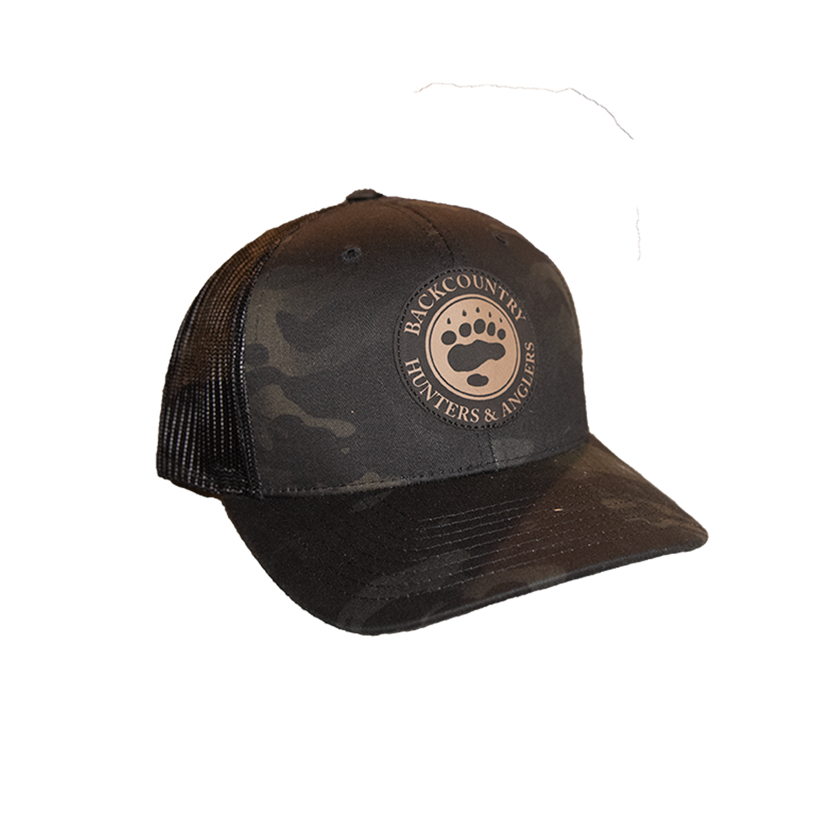 BHA Trucker Hat - Black Multicam