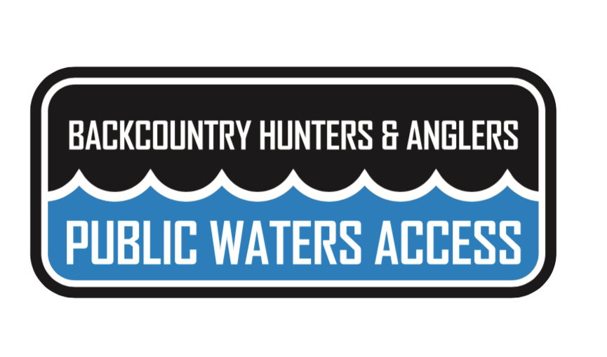 Public Water Access Sticker