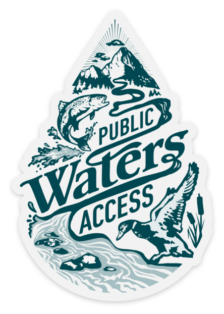 Public Water Access 2.0 Sticker